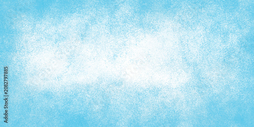 Soft Blue Watercolor Texture Background With Abstract Cloudy Wash and Calm Gradient