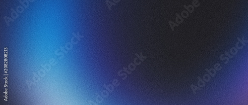 Bright blue light blending into dark blue and black with subtle grain, ideal for abstract backgrounds and modern digital art compositions