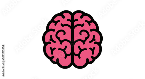 Human brain icon representing mind and intelligence.
