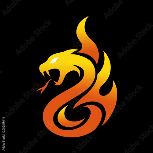 Flaming Snake Logo