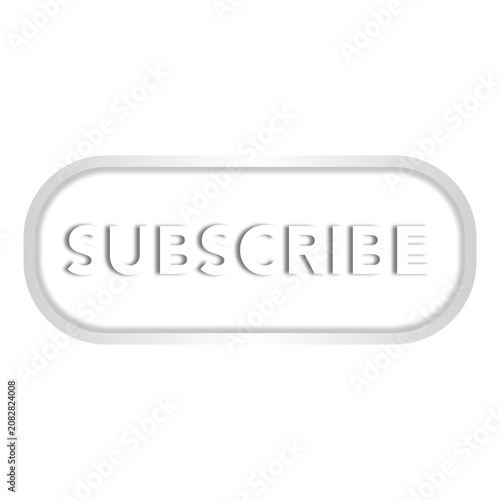 Glossy Subscribe Button Design