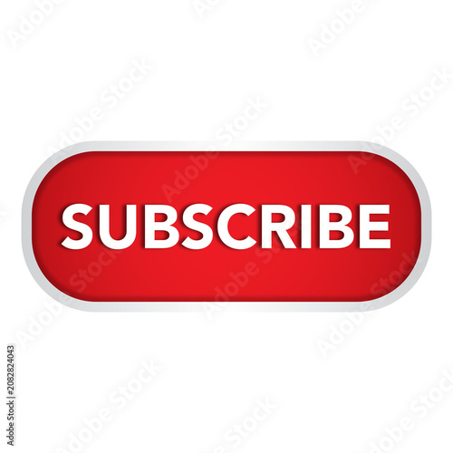 Red Subscribe Button Icon