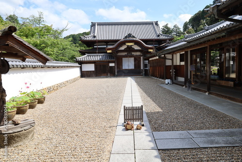 Принти на полотні A Japanese temple : a scene of the precincts of Kongo-ji Temple in Kawachinagano