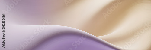 Abstract flowing shapes in pastel shades a smooth and gentle 3d rendering composition curves forms soft minimalist digital