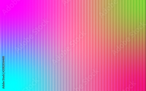 Vertical Pink Cyan Gradient Stripes with Subtle 3D Effect Background abstract