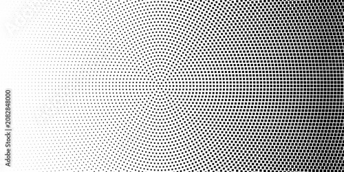 Tableau sur toile Halftone pixelated gradient background
