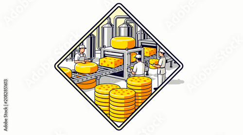Cheese Production Line - Dairy Factory Automation