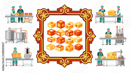 Cheese Production Line - From Factory to Final Product