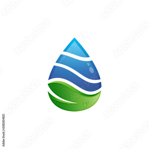 using the concept of water drops and leaves into a unique and interesting concept