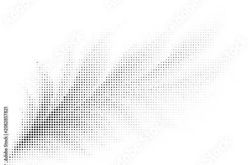 Black halftone feather shape on white isolated on transparent background, Vector, illustration