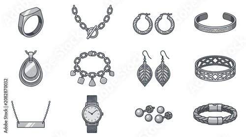 Canvastavla Variety of Jewelry and Watches.