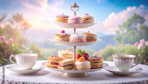 優雅なアフタヌーンティ　elegant afternoon tea