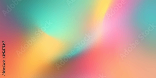 Fotografie Abstract colorful rainbow background with soft light blur, vibrant spectrum wave