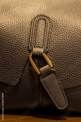 Detail of the Leather shoulder bag
