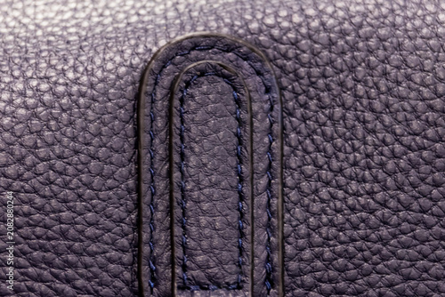 Detail of the Leather shoulder bag
