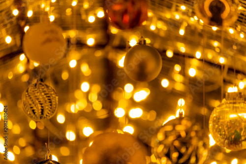 Decorative of lighting in Christmas