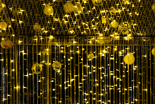 Decorative of lighting in Christmas