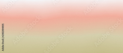 Soft gradient background transitions smoothly from white to light pink and then to a pale olive green, featuring a subtle grainy texture