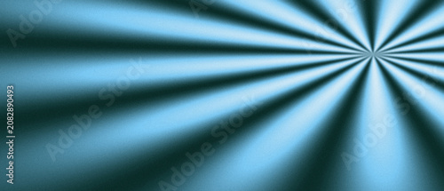 Slika na platnu Vibrant blue and dark teal radial gradient background with a subtle grainy textu