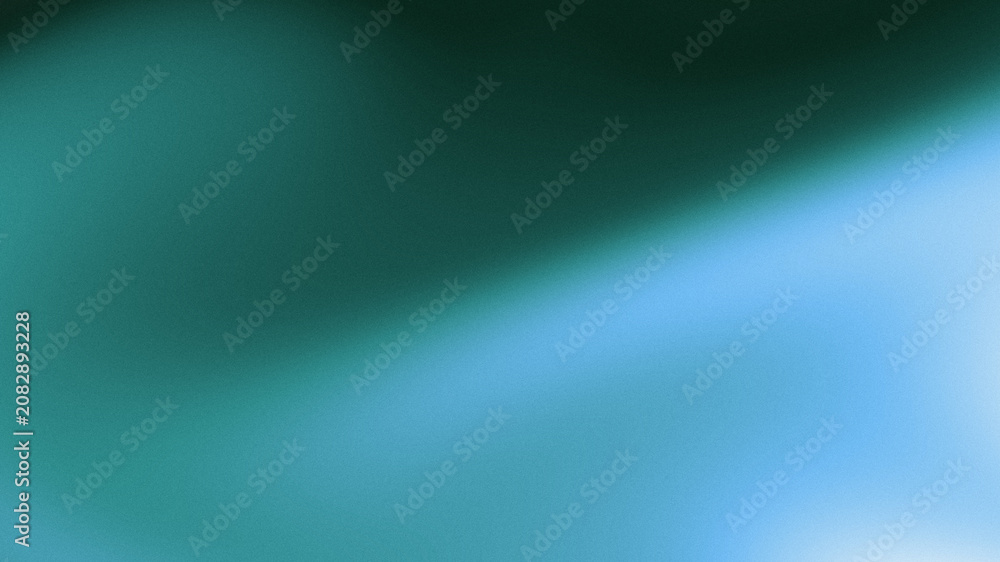 Fototapeta premium Vibrant abstract background features a smooth gradient transitioning from dark teal to bright light blue, creating a dynamic visual effect