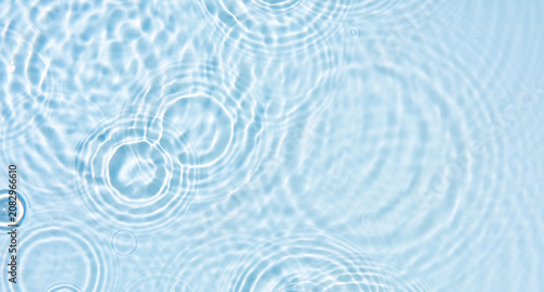 Photography Top view of waterdrop dropping on a surface of water