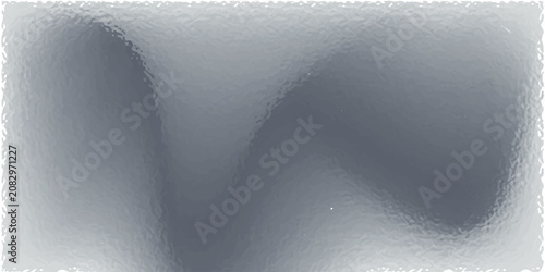 Shiny foil or silver metallic pattern. Texture of transparent, matte white and grey frosted glass, blur effect. Stained glass decorative background with glitter effect