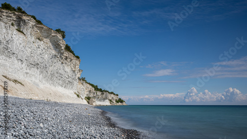 Denmark Møns Klint is a 6 km stretch of limestone and chalk cliffs along the eastern coast of the Danish island of Møn in the Baltic Sea