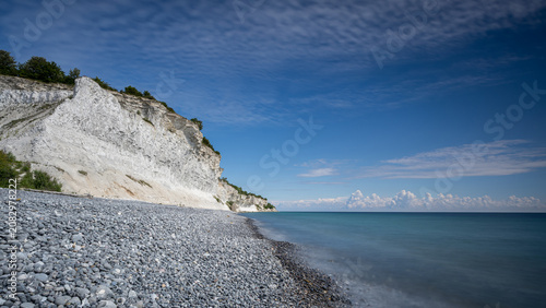 Denmark Møns Klint is a 6 km stretch of limestone and chalk cliffs along the eastern coast of the Danish island of Møn in the Baltic Sea