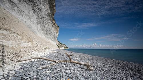 Denmark Møns Klint is a 6 km stretch of limestone and chalk cliffs along the eastern coast of the Danish island of Møn in the Baltic Sea