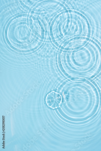 Blue Water Ripples Liquid Surface Background
