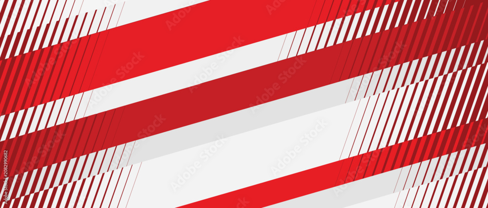 Obraz premium Dynamic Red Sports Background with Diagonal Speed Lines and Modern Geometric Design