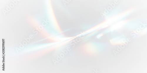 Sparkle Crystal Rainbow Light Prism Overlay PNG with Diamond Glass Refraction and Transparent Background