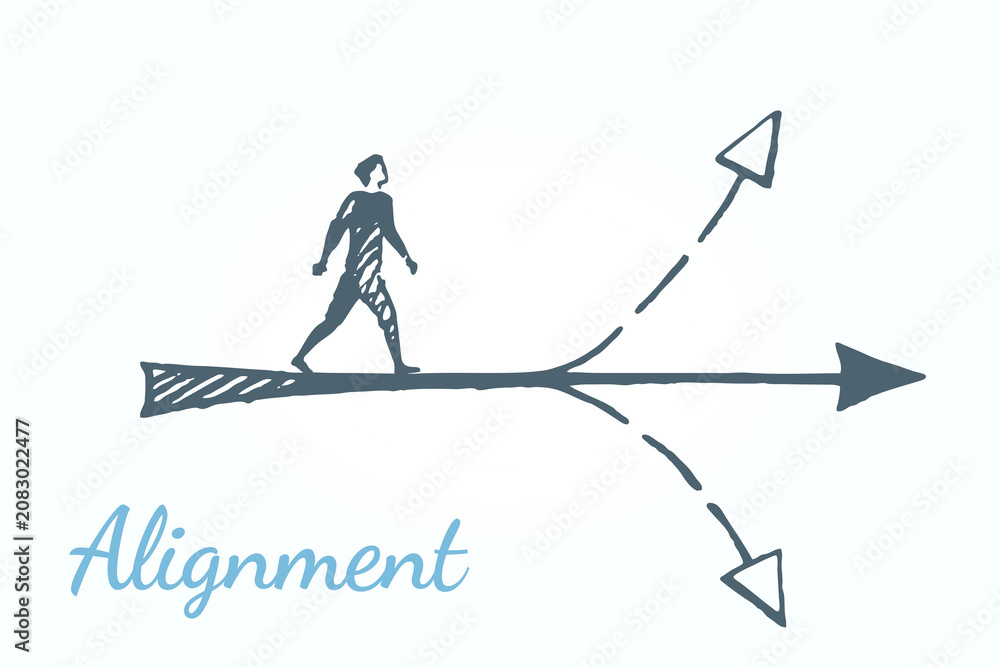 Fototapeta premium Inner State Alignment