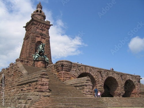 Foto Kyffhäuserdenkmal mit Barbarossa in Thüringen