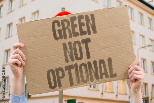 Foto "Green not optional" Vegetation is essential for survival
