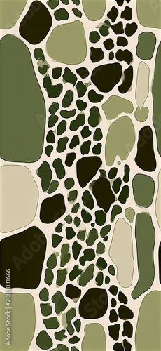 Seamless grid pattern featuring scattered polka dots. Grid pattern creating a modern texture with small scattered polka dots