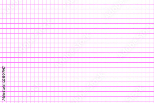 Minimalist Magenta Pink Grid Line Pattern Geometric Squares Mesh Isolated on Transparent Background