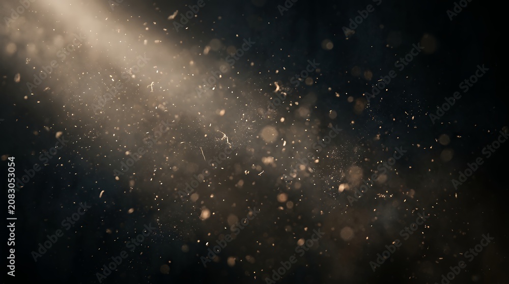 Fototapeta premium Professional Cinematic Dust Overlay Effect for High-End Creative Photography and Visual Design Projects