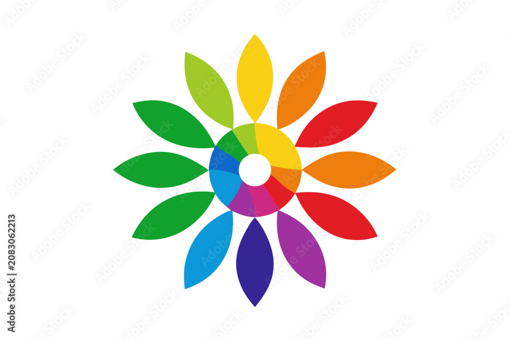 Fototapeta premium Vibrant Circular Logo Design