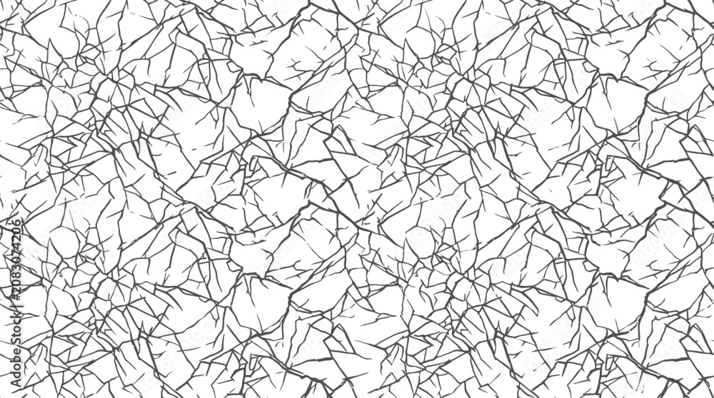 Obraz premium Dark cracked texture overlay with fine lines and distressed surface for graphic design.