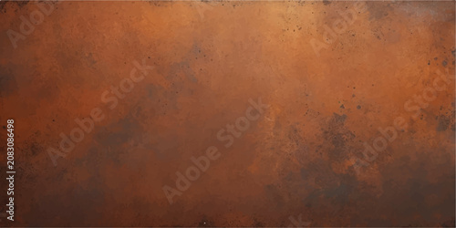 Konstfotografi Rusty metal plate and aged wooden grunge texture background with dark vintage di