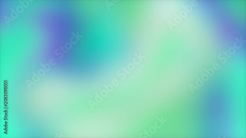 Blurry abstract background with green blue hues