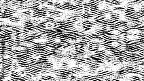 Black radial halftone dots background abstract dot gradient seamless pattern ...