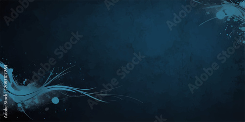 Abstract blue smoke background with light, dark space texture, grunge wallpaper design, swirling energy, fractal motion, cloud and star effects, cosmic illustration backdrop