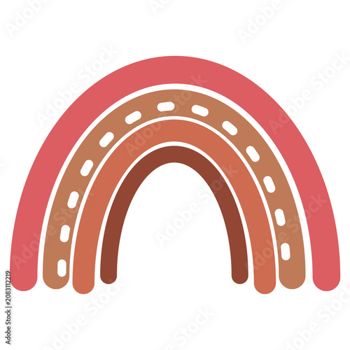 Hand Drawn Rainbow Decorative Illustration