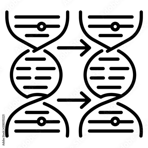 Εκτύπωση καμβά DNA Replication Icon