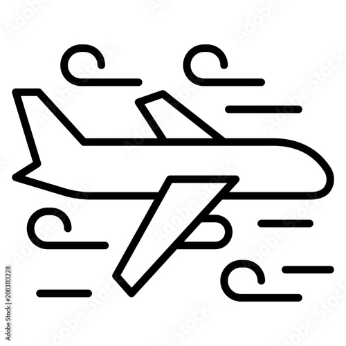Photography Turbulence Icon