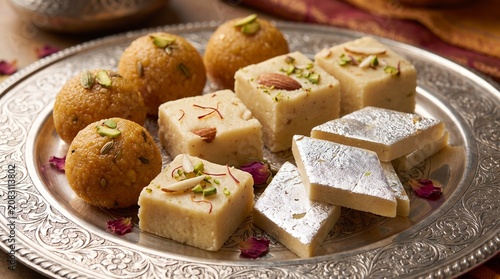 Indian mithai sweets for Raksha Bandhan festival