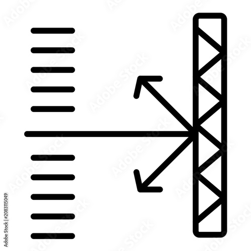 Canvas-taulu Obstacle Icon