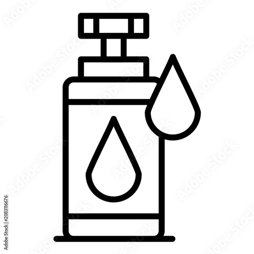 Bild auf Leinwand Hydration Icon